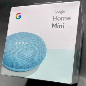 NWT Google Home Mini - Aqua